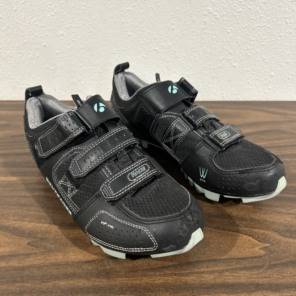 Bontrager Womens Race Mountain Black MTB Cycling Shoes Size 40 US 8.5 Inform